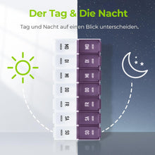 AUVON Tablettenbox 7 Tage Morgens Abends Vitamine Fischöl