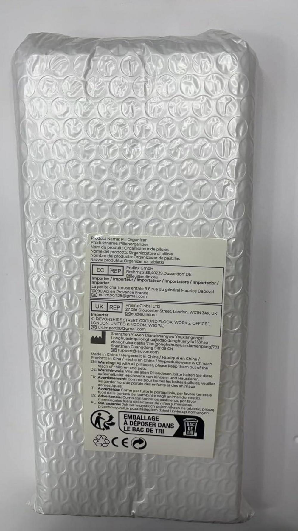 AUVON Tablettenbox 7 Tage Morgens Abends Violett Entscheidungshilfe