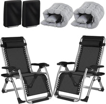 Klappliegestuhl Garten Sonnenliege Groß Polsterung Verstellbar 2er Set