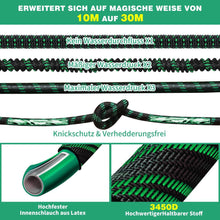 WEUE Gartenschlauch Flexibel 30M mit 10 Funktionen Sprühdüse