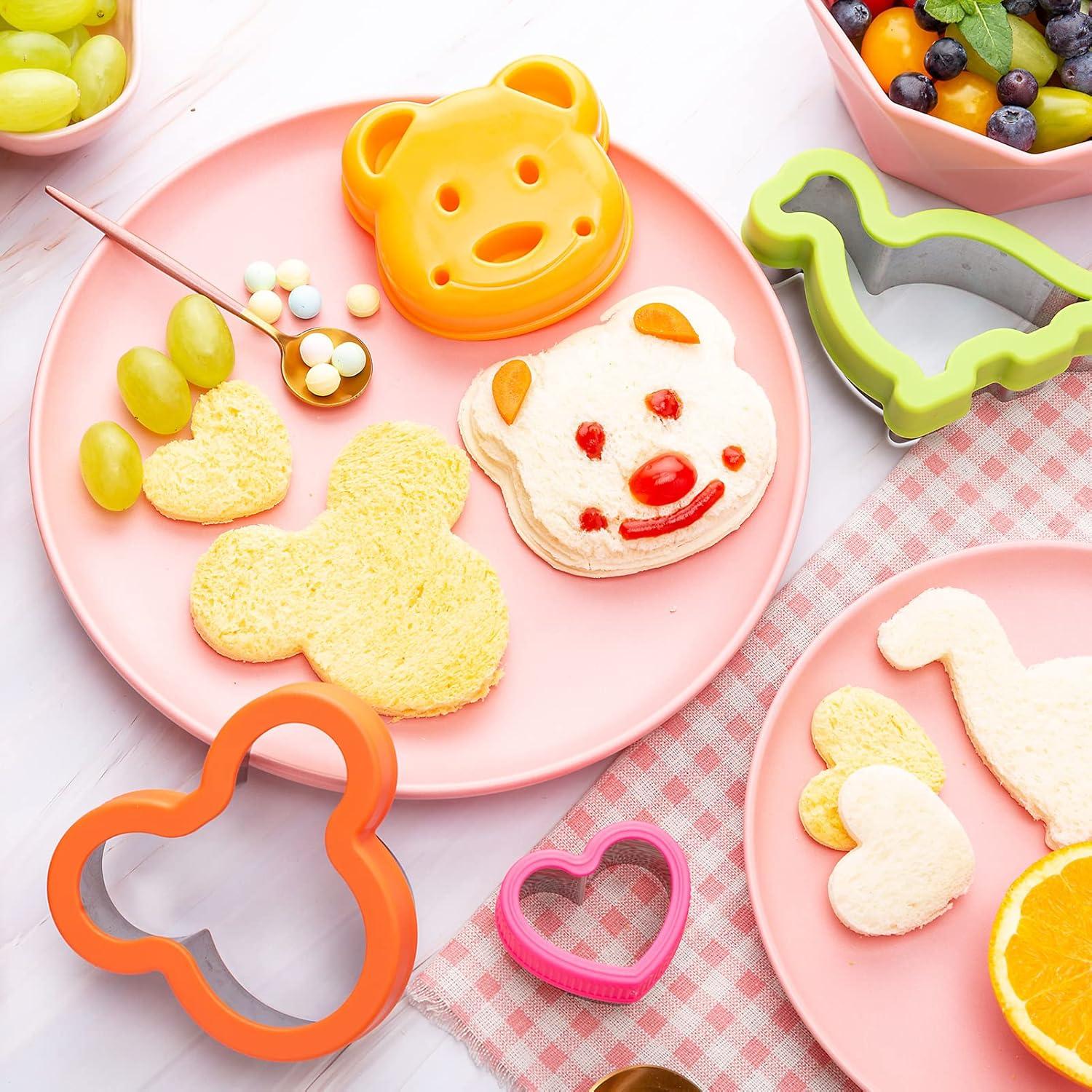 Brot Ausstechformen Set 45 Stück Ausstecher Gemüse Obst Dinosaurier Einhorn