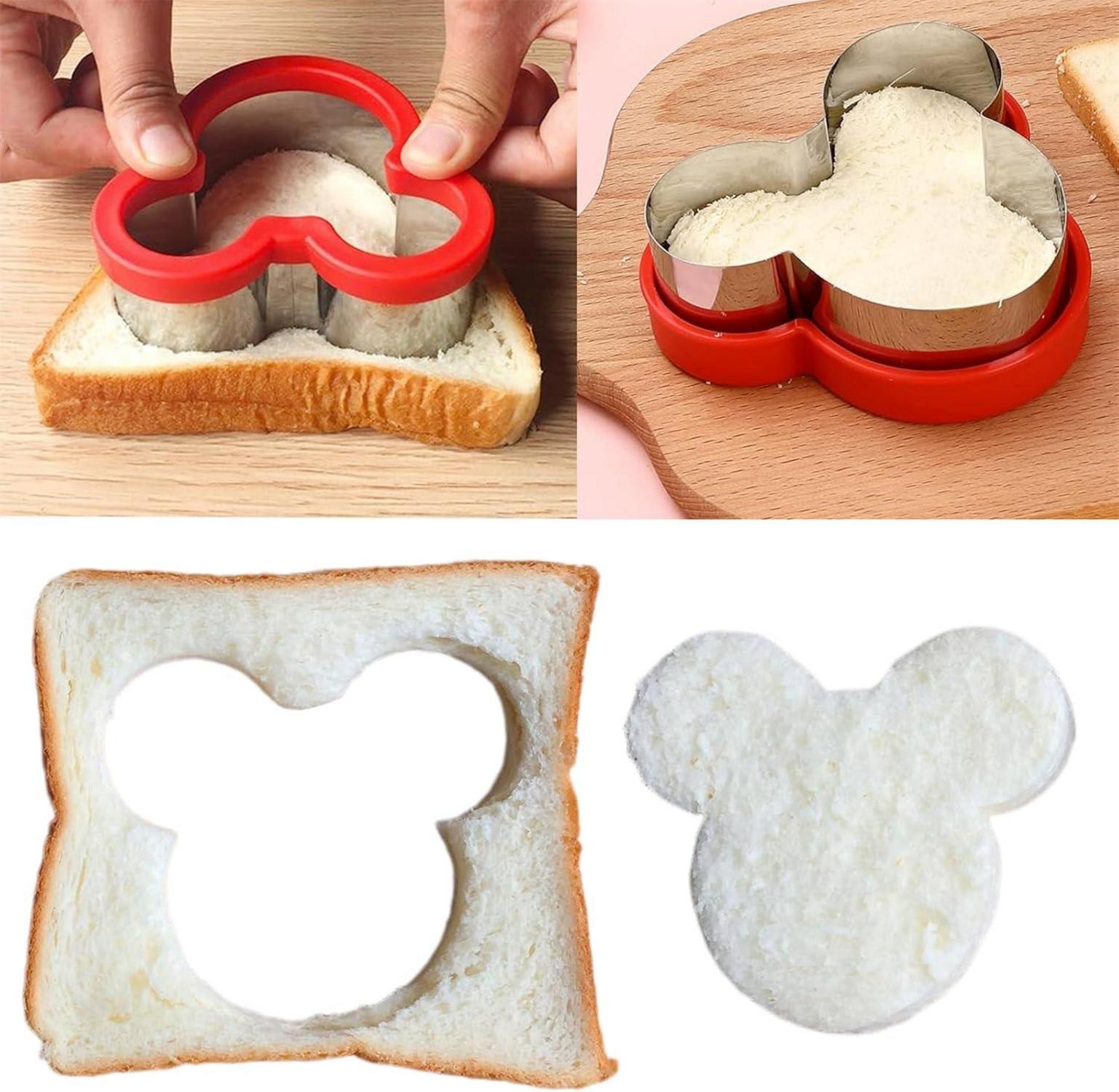 Ausstechformen Kinder Brot Gemüse Set 4 Stück Edelstahl