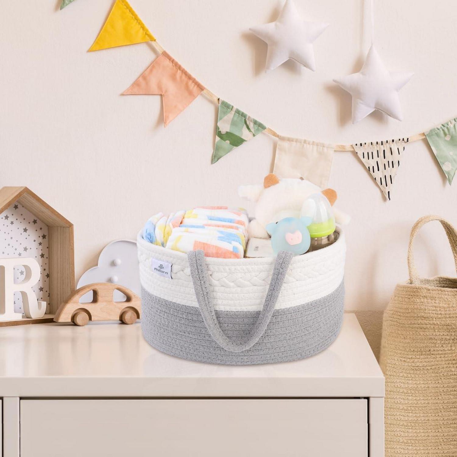 Baby Windel Caddy Organizer Fächer Tragegriffen Babyparty-Geschenk