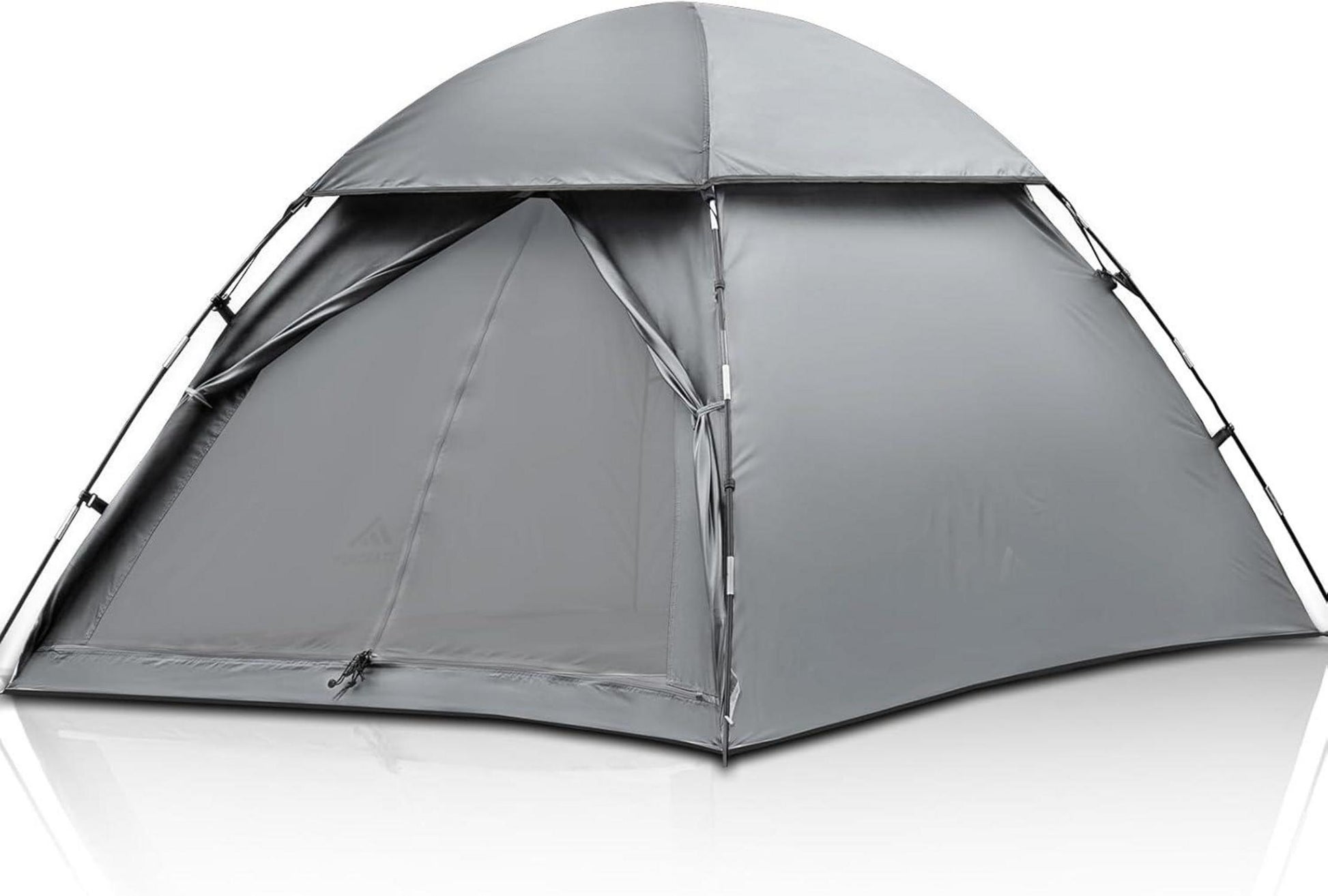 Forceatt 2 Personen Camping Kuppelzelt Outdoor Grau