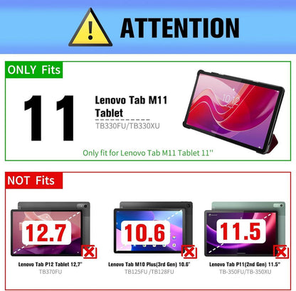 DLveer Lenovo Tab M11 11 Zoll Hülle - Smart Schutzhülle mit