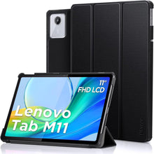Schwarze Slim Smart PU Leder Hülle für Lenovo Tab M11 11 Zoll Tablet