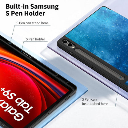 Hülle für Samsung Galaxy Tab S9 FE+ Plus/S9 Plus 12,4 Zoll 2023