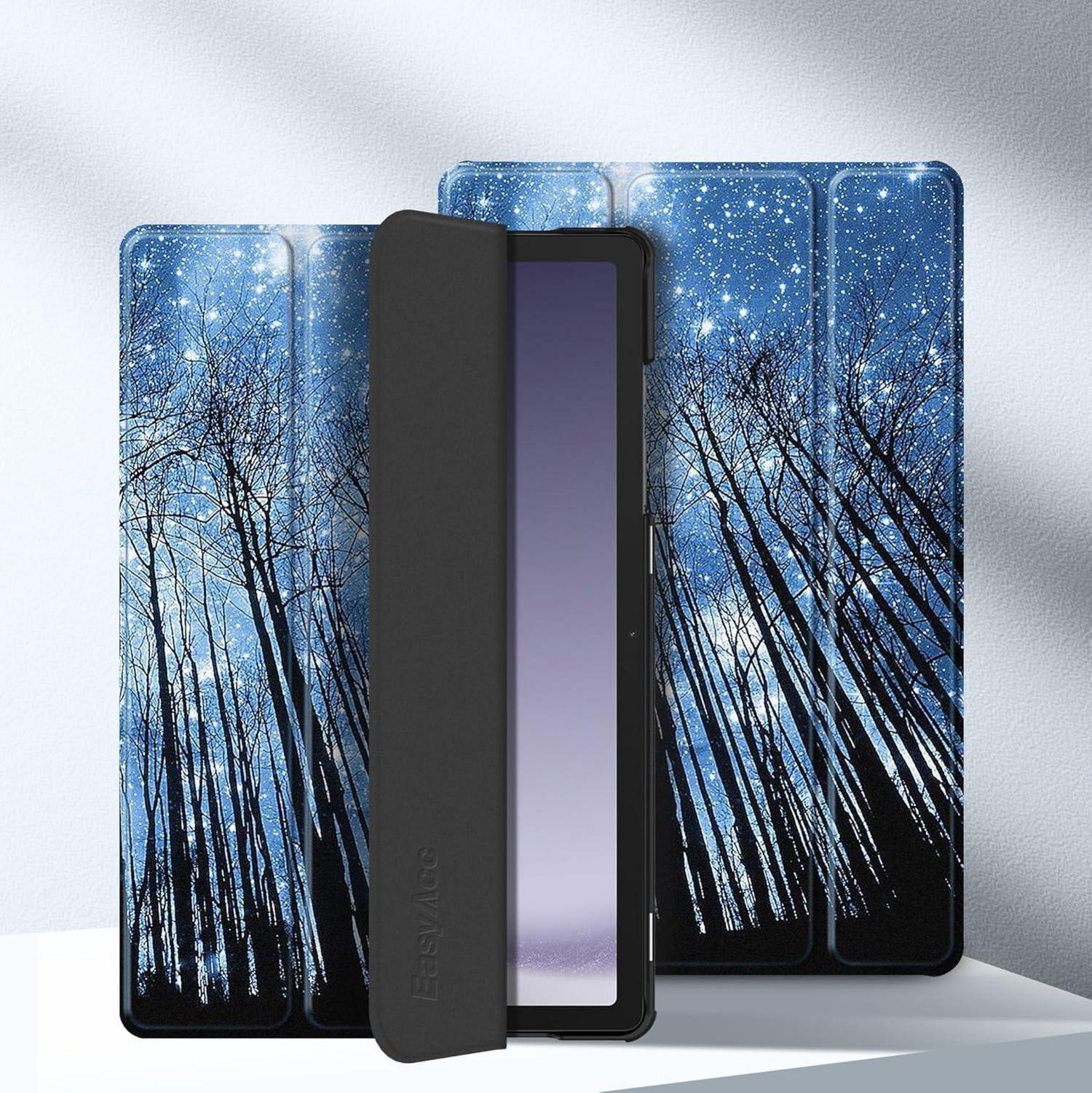 EasyAcc Samsung Galaxy Tab A9+ Schutzhülle PU Leder Standfunktion Auto