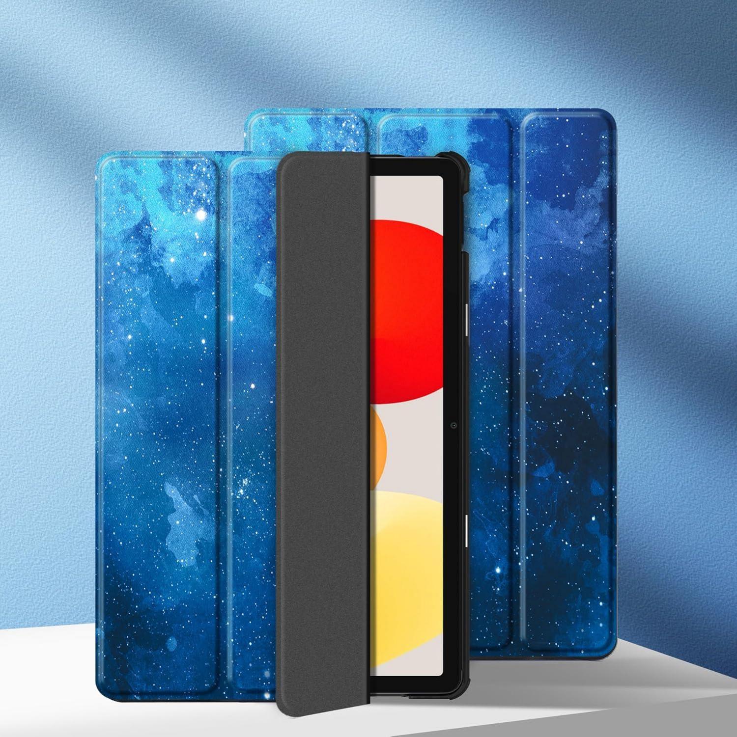 EasyAcc Xiaomi Redmi Pad SE 2023 Hülle 11 Zoll Blau Sterne