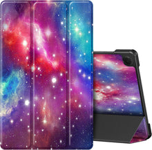 EasyAcc Samsung Galaxy Tab A9+ 11 Zoll 2023 Schutzhülle PU Leder lila