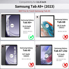 Samsung Galaxy Tab A9+ 11 Zoll 2023 Hülle PU Leder