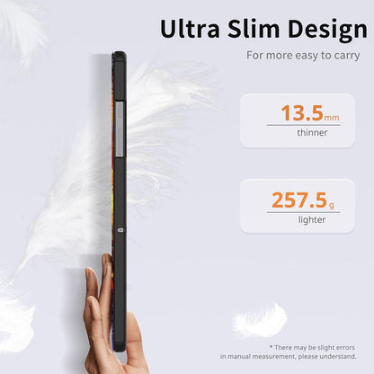 Hülle für Samsung Galaxy Tab A9+ 11 Zoll 2023 PU Leder Standfunktion