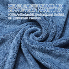 Fitness Handtuch 120x50cm rutschfest mit Tasche - Grau