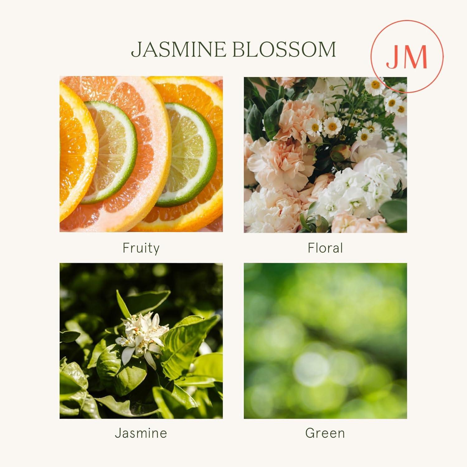 Jasmin Duftkerze 340g 2-Docht Sojakerze Geschenk Zuhause 12oz