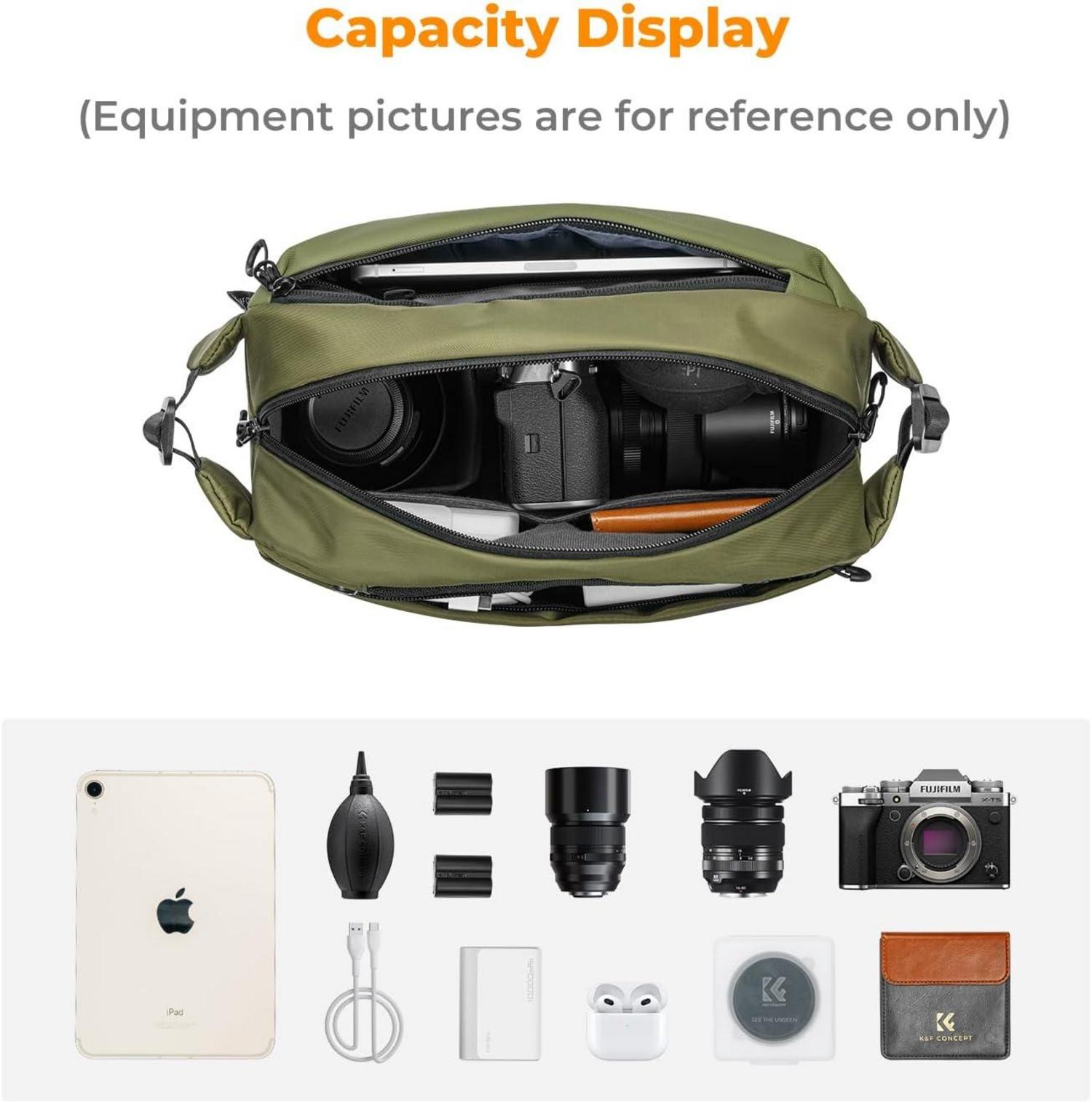 K&F Concept Kamera-Rucksack Schultertasche Fotografen Canon