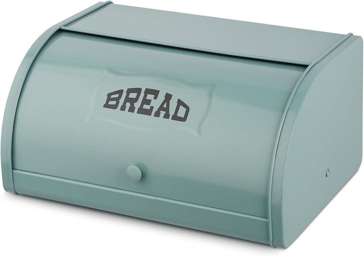 Brotkasten Metall Rolldeckel Aufbewahrungsbehälter Küche Grün