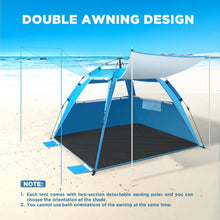 Brace Master Strandmuschel Pop Up mit Sonnendach UV