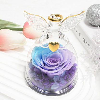 Ewige Rose Engel Geschenkbox Weihnachtsgeschenke Frauen Mama Oma Valentinstag