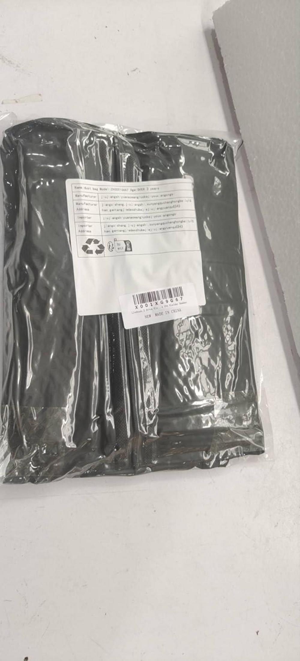 Livdouyu Kleidersäcke 140x60cm mit Schuhbeutel, Staubdichter Reißverschluss Kleidersack