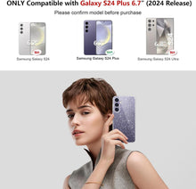 AROYI Klar Glitzer Samsung Galaxy S24 Plus 5G Hülle