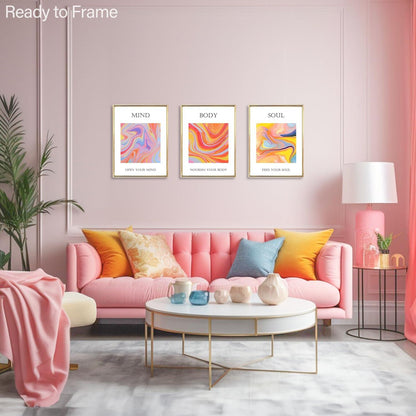 Inspirierende Spirituelle Wandbilder Abstrakte Ästhetische