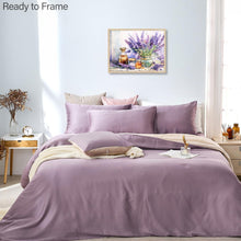 Dazzlewall Vintage Lavendel Blumen Wandbilder 30x40 cm ohne