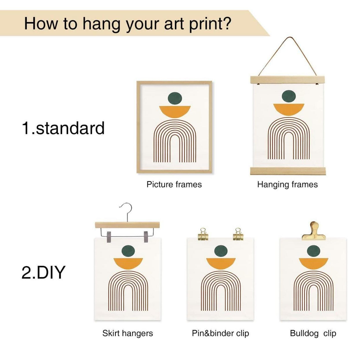 Abstrakte Wandkunst Poster 3er Set Schwarz Weiß 30x40cm