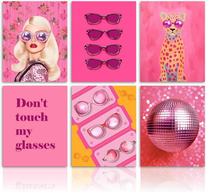 Wandbilder Flippige Discokugel Ästhetische Leinwand Teen Mädchen