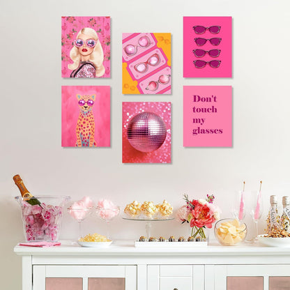 Wandbilder Flippige Discokugel Ästhetische Leinwand Teen Mädchen