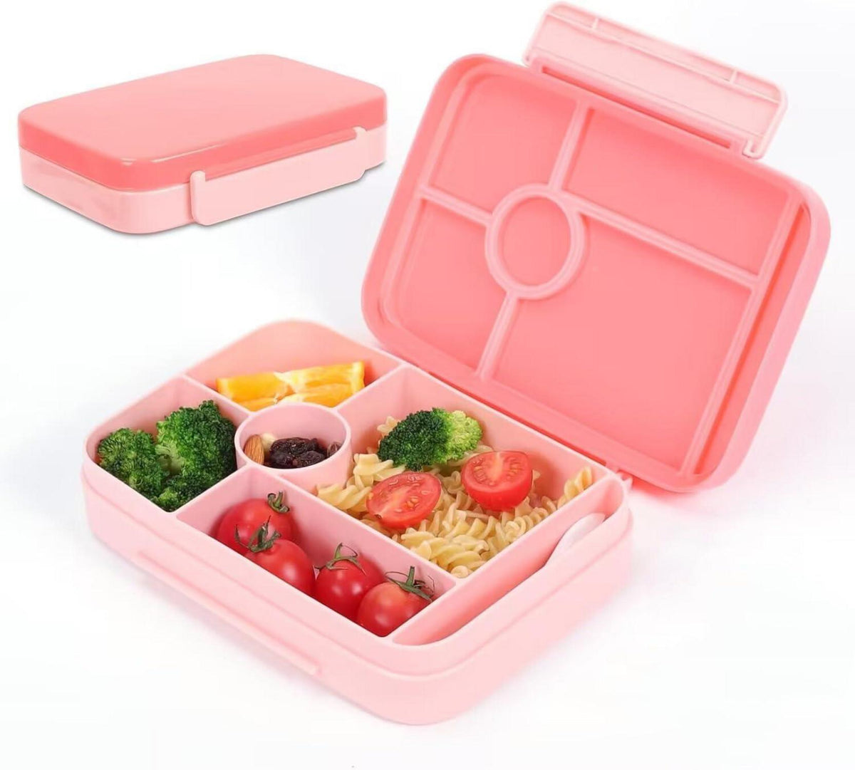 Bento Box Kinder Lunchbox Auslaufsicher mit Fächern Snackbox