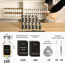 24 Dreiecks-Gewürzgläser 120ml Borosilikatglas Luftdicht