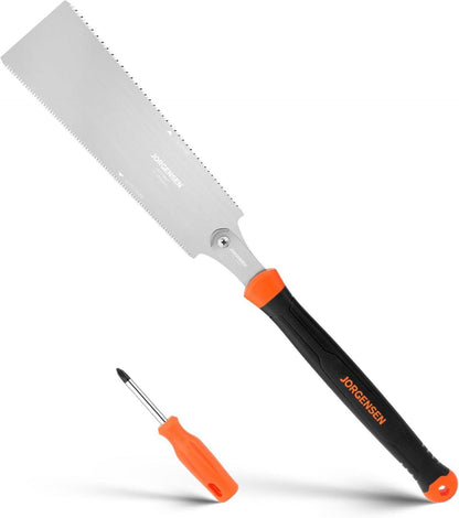 Holzsäge 0,5mm SK5 Klinge, Japansäge Doppelte Kante 18TPI/7-12TPI