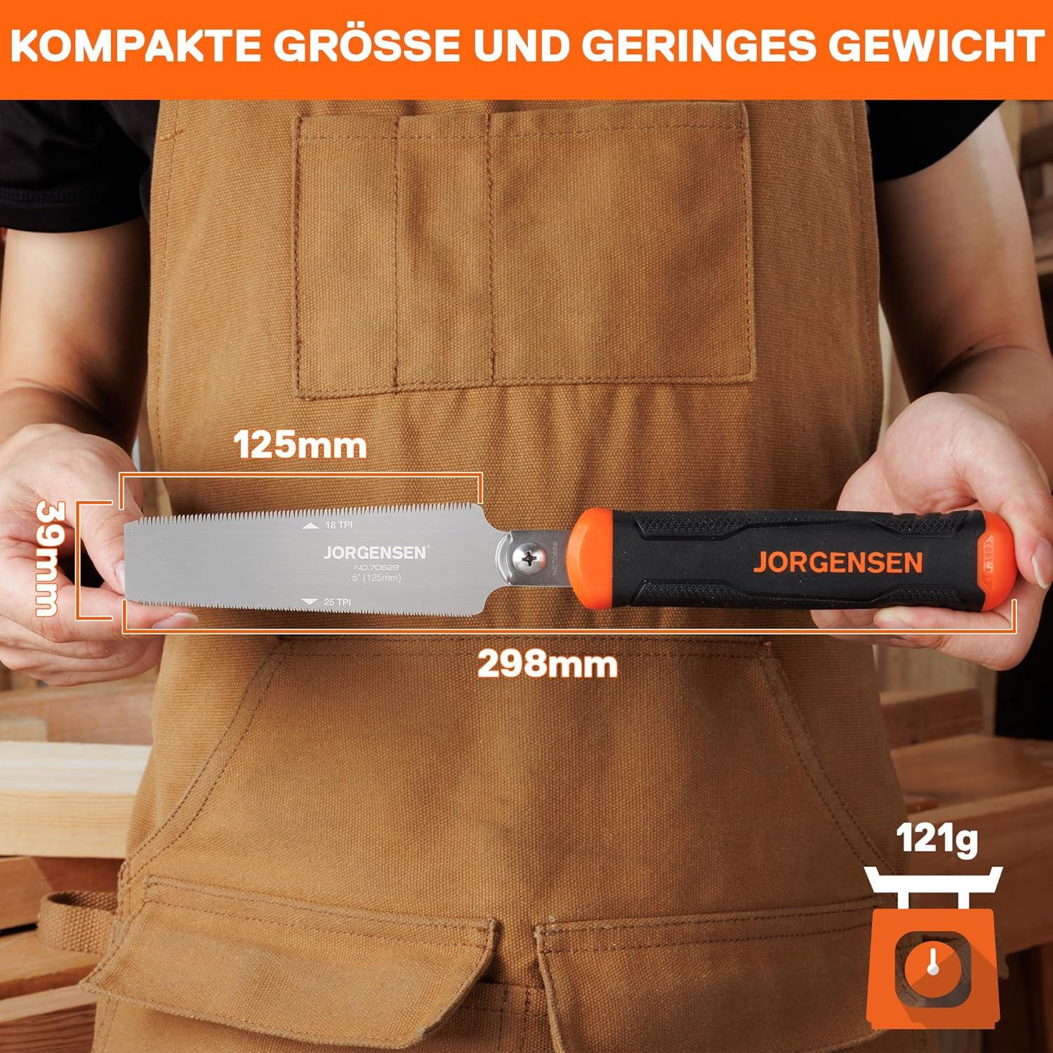 125mm Japansäge SK5 Klinge 18TPI/25TPI Holzwerkzeug Profi Feinsäge