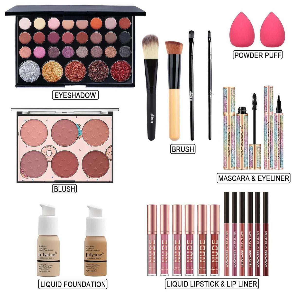 Professionelles Make-up Set für Damen & Teenager