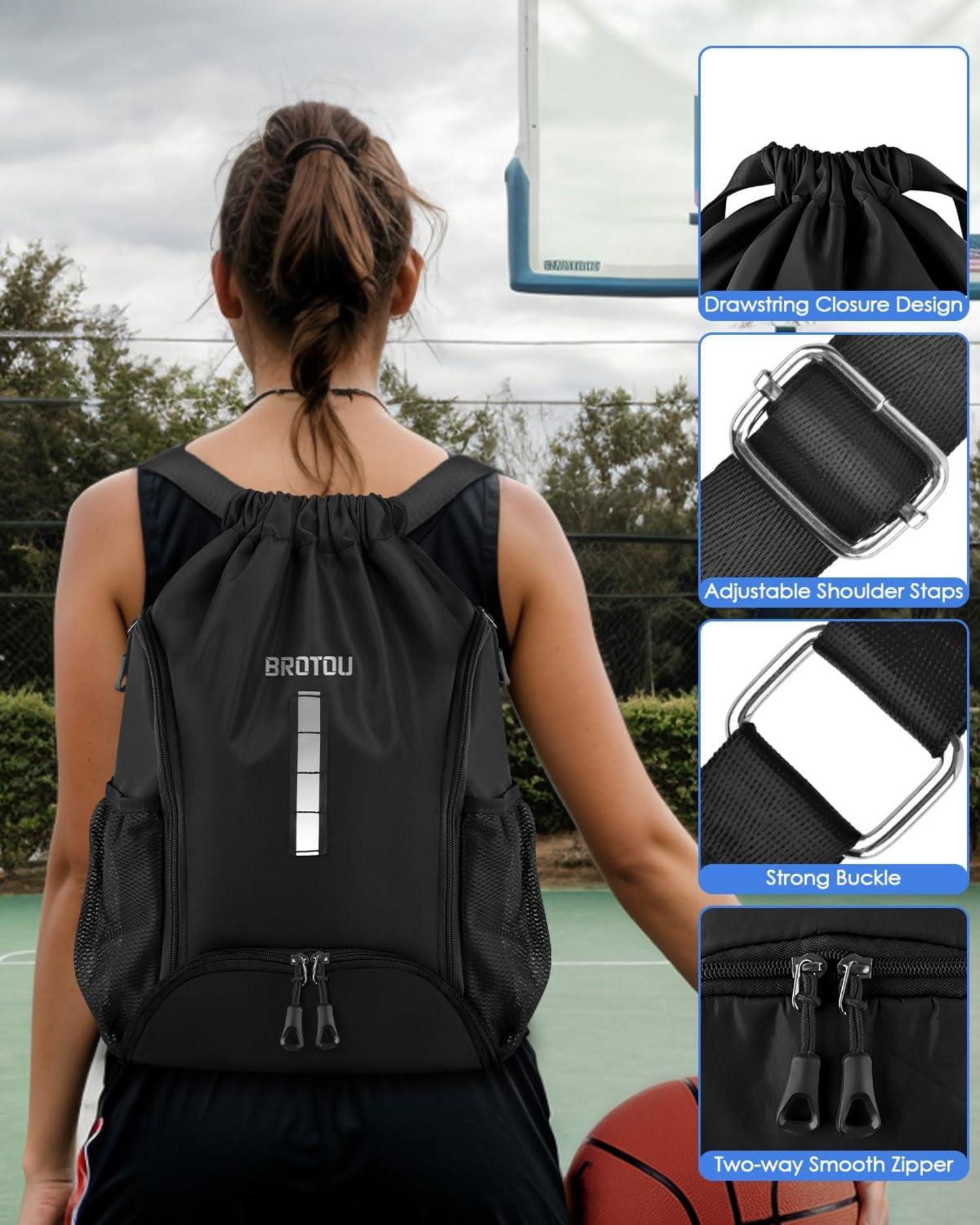 Turnbeutel Fußballtasche Rucksack Kordelzug Wasserfest mit Schuhfach