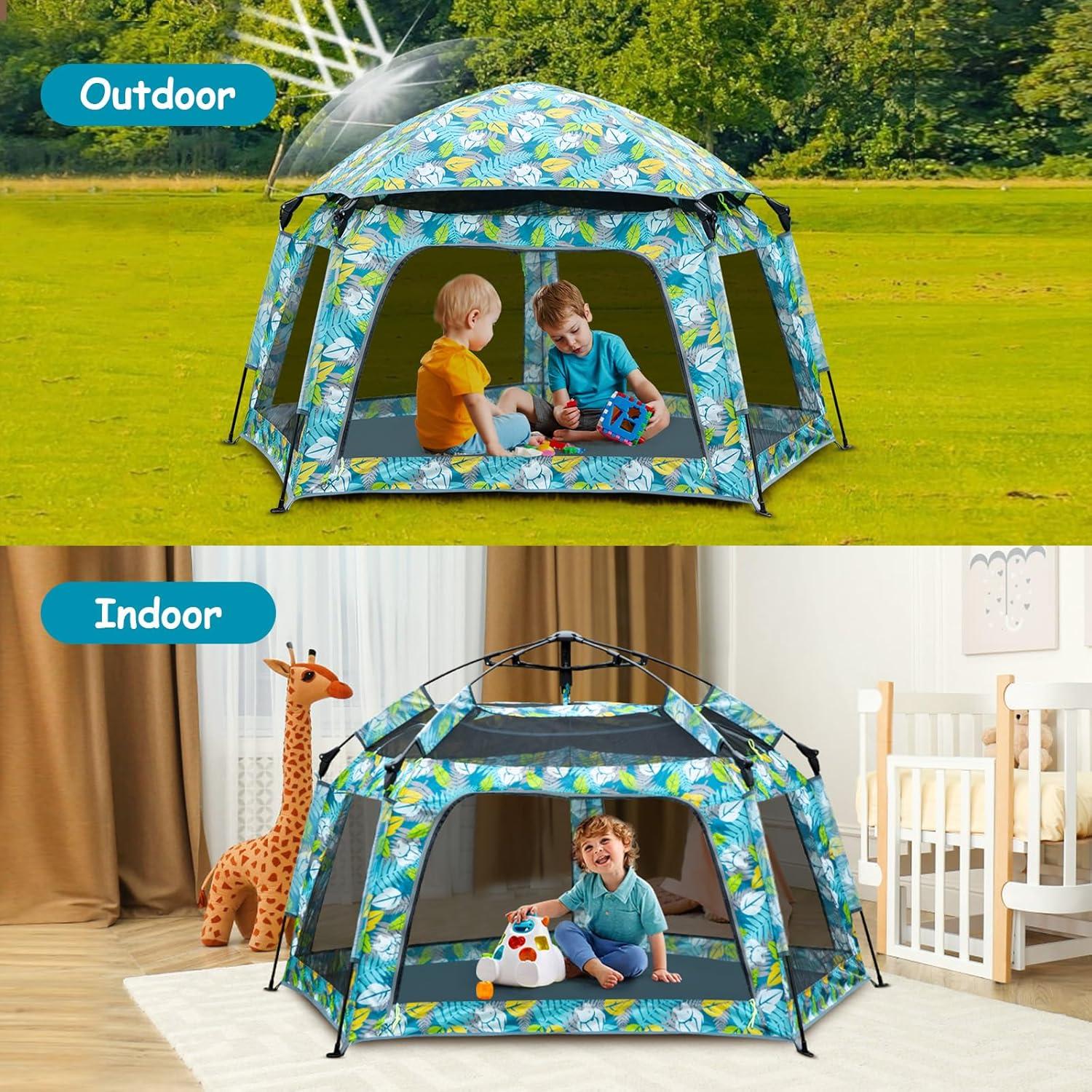 Spielzelt Kinder Pop Up Strandzelt Spielhaus Mädchen Junge 3-6 Jahre