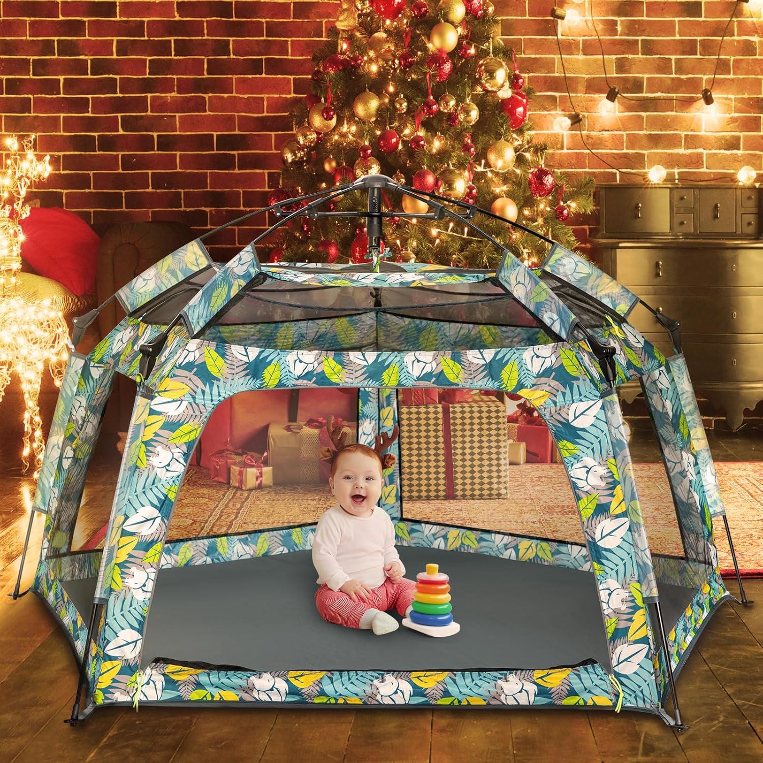 Kinder Spielzelt 3-6 Jahre Pop Up Strandzelt Outdoor Camping Moskitofest