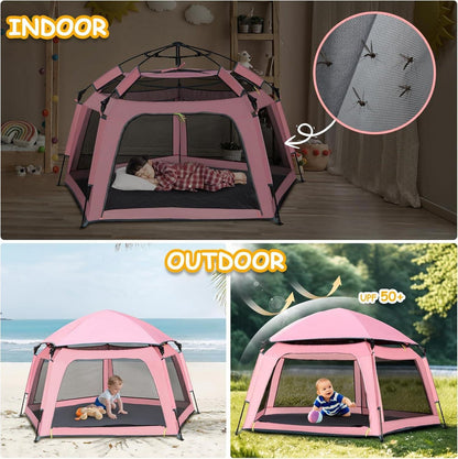 Kinder Pop Up Strandmuschel Spielzelt Outdoor Campingzelt