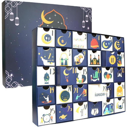 Ramadan Kalender zum Befüllen XXL 30 Schubladen Boxen