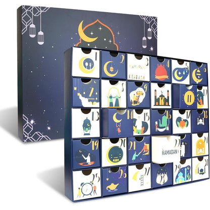Ramadan Kalender zum Befüllen XXL 30 Schubladen Boxen