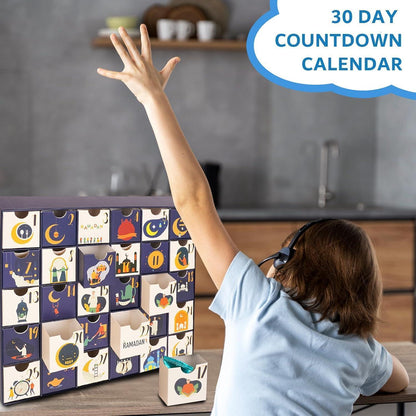 Ramadan Kalender zum Befüllen XXL 30 Schubladen Boxen