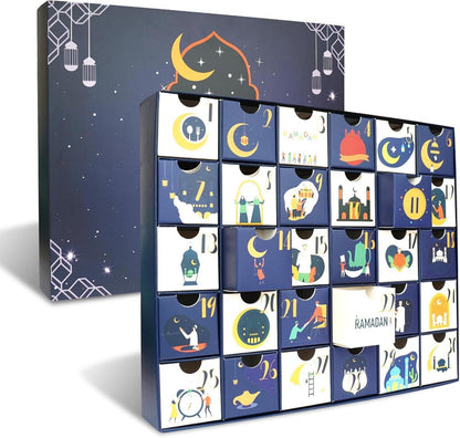 Ramadan Kalender zum Befüllen XXL 30 Schubladen Boxen