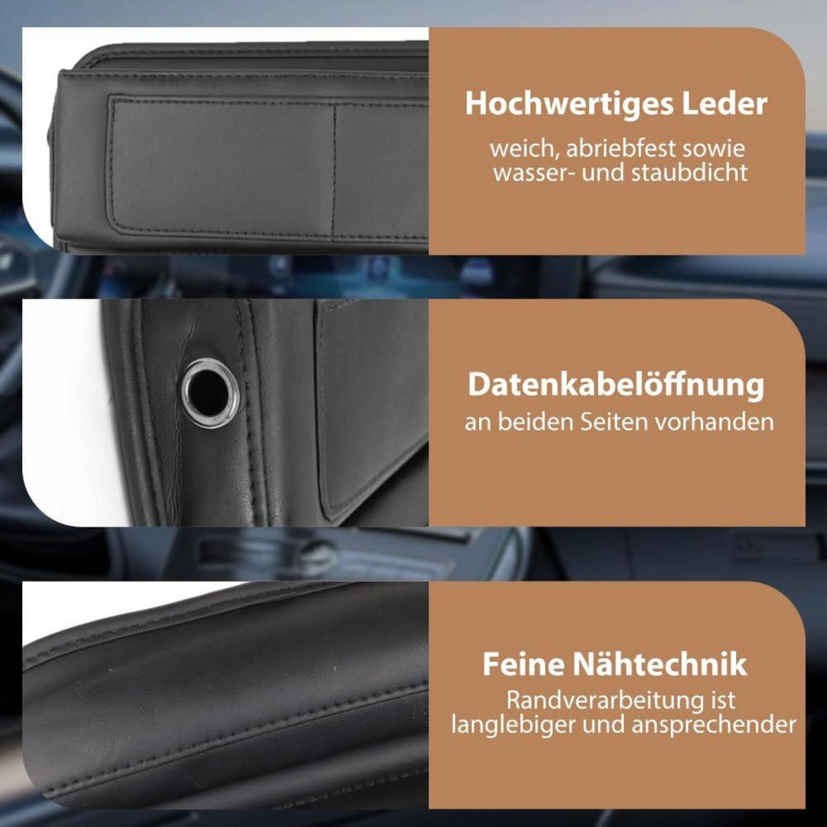 Autositz Organizer Lückenfüller für Handys & Co.