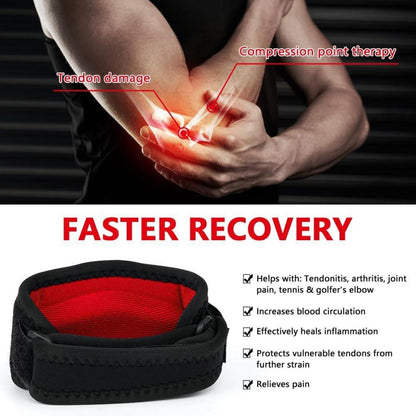 Ellenbogenbandage 2 Stück Tennisarm Golfer Sport Rot