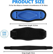 Ellenbogenbandage Tennisarm Golferellenbogen 2 Stück Blau