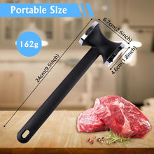 Fleischklopfer Zinklegierung 24CM Doppelseitig Rutschfest