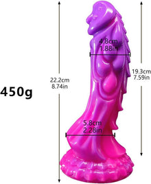 Silikon Monster Dildo Dragon Analplug Saugnapf Klitoris