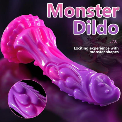 Silikon Monster Dildo Dragon Analplug Saugnapf Klitoris Prostata