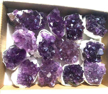 Amethyst-Cluster Natürliche Rohe Bergkristall-Heilsteine