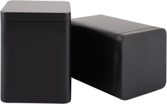 10er Set klassische Teedosen für losen Tee, aromadicht, Metall, 90g